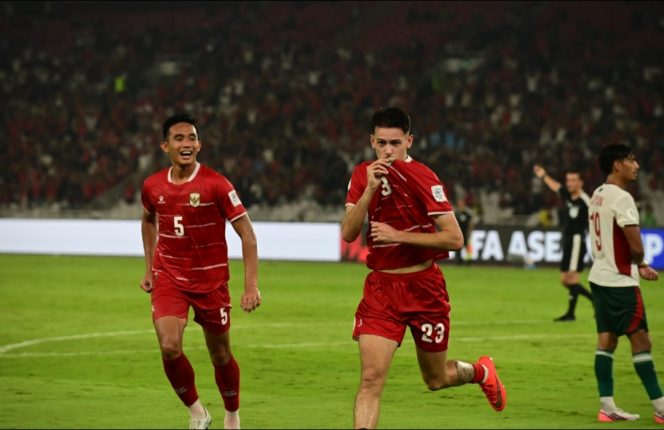 
 Justin Hubner (23) sukses merobek gawang Bangladesh di menit 45+1. Laga berkesudahan 9-2 bagi TImnas Indonesia, di Stadion Utama Gelora Bung Karno, pada Kamis ( 1/10/2026).