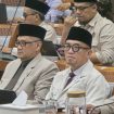 Menhaj di Gedung DPR