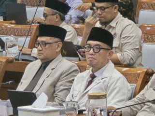 Menhaj di Gedung DPR