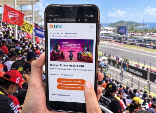 
 Ramaikan MotoGP Mandalika 2026, BNI Hadirkan Promo dan Kemudahan Bertransaksi
