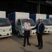 Truk listrik distribusi Momogi Grup