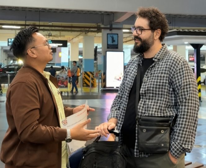 
 Sineas Palestina Ameen Nayfeh Tiba di Jakarta, Disambut Panitia SANFFEST 2026