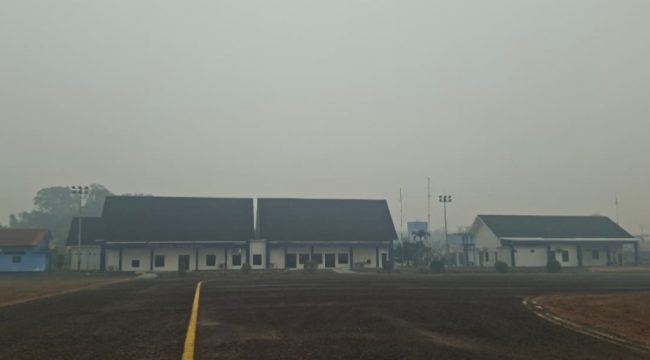 Bandara terdampak Karhutla