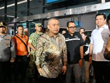 Menhub Dudy di Pelabuhan Merak