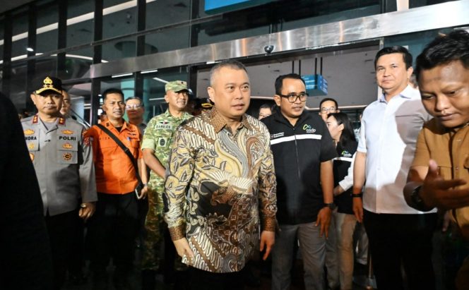 
 Menhub Dudy di Pelabuhan Merak
