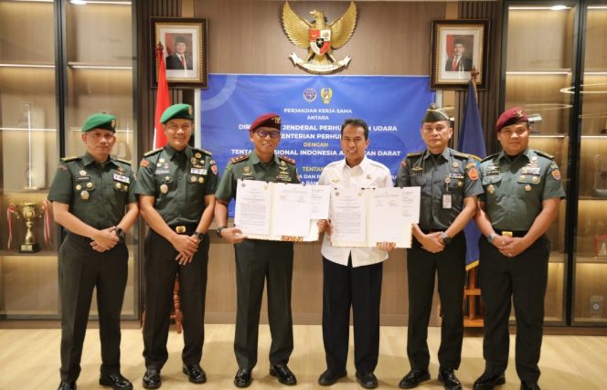 
 Kemenhub dan TNI AD Kerja Sama Pemanfaatan Aset Negara di Bandara Kalimarau