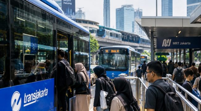 Penumpang Transjakarta (ist)