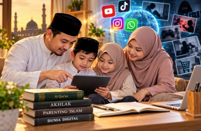 
 Parenting Islam di Era Digital: Menjaga Akhlak Anak di Tengah Banjir Informasi