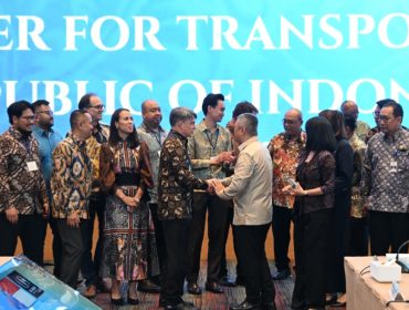 Menhub Dudy bersama perwakilan USABC