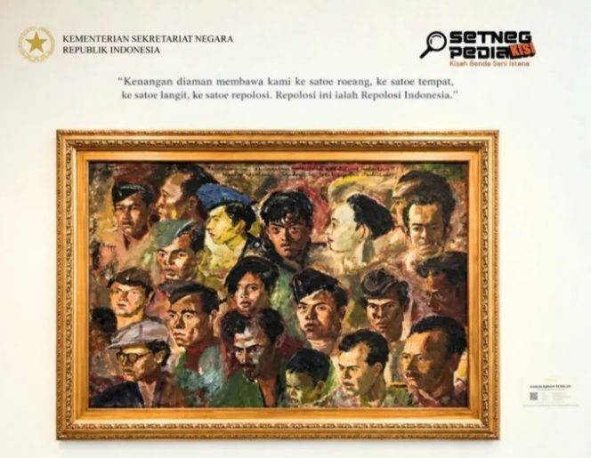 
 Setnegpedia Ungkap Kisah di Balik Lukisan “Kawan-Kawan Revolusi” Karya S. Sudjojono